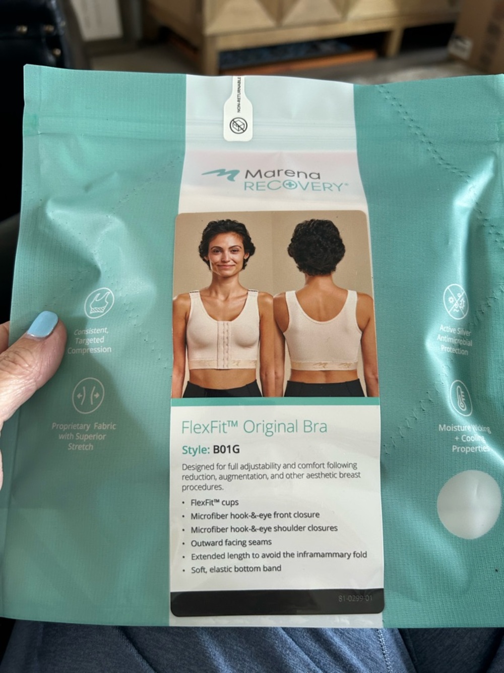 Marena Recovery  FlexFit Original Bra NWT